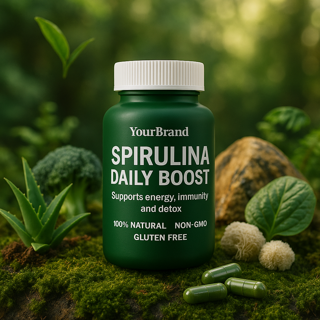 Organic Spirulina Powder – 100% Pure, Nutrient-Rich Superfood